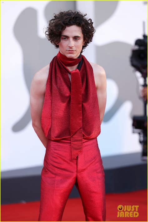 Timothee Chalamet Bares Back at the Bones and All Premiere